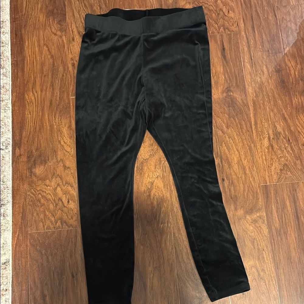 J. Jill Black Leggings with Elastic Waistband